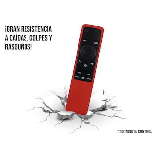 Foto 7 | Foto 7 | Funda Protectora Lidert Rojo Compatible Con Samsung Smart Tv Control Remoto