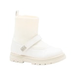 Bota De Invierno Ninos 42103-2 Charol Hueso Moda Para Niña Beige