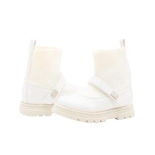 Foto 3 | Foto 3 | Bota De Invierno Ninos 42103-2 Charol Hueso Moda Para Niña Beige