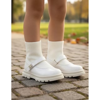 Foto 8 | Foto 8 | Bota De Invierno Ninos 42103-2 Charol Hueso Moda Para Niña Beige