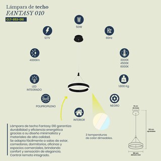 Foto 5 | Foto 5 | Lámpara de Techo Mil Luces Fantasy 010