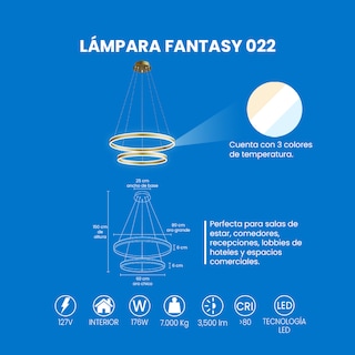 Foto 7 | Foto 7 | Lámpara de Techo Mil Luces Fantasy 022