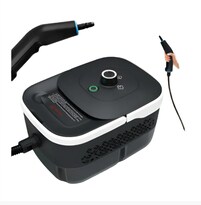 Limpiador A Vapor Presurizado De 2500 W De Alta Temperatura Modelo Negro