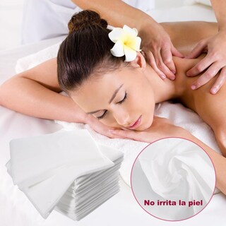 Foto 6 | Foto 6 | Sábana Desechable Cuidado De La Salud Blanca Cojín Transpirable Para Masaje 80 X 180 Cm 60 Hojas