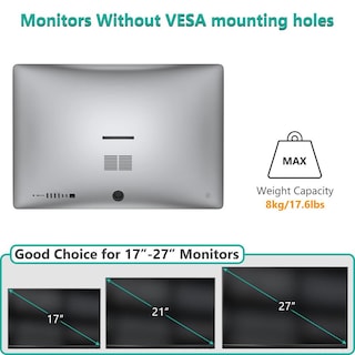 Foto 8 | Foto 8 | Adaptador Vesa Monitor Wali 13 A 27 Pulgadas 8 Kg Montaje 75 X 75 Mm Y 100 X 100 Mm