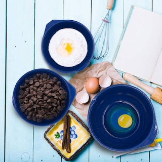 Foto 5 | Foto 5 | Cuencos Para Mezclar Glad Azul Anidables Antideslizantes Apto Para Lavaplatos 3 Piezas