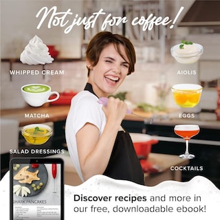 Foto 2 | Foto 2 | Espumador De Leche Eléctrico Powerlix Negro Con Soporte De Acero Inoxidable