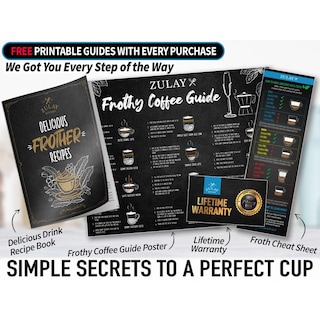 Foto 3 | Foto 3 | Espumador De Leche Zulay Negro Original De Mano Para Café Y Bebidas