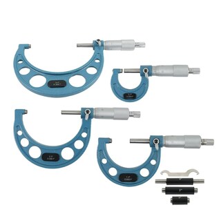 Foto 1 | Foto 1 | Juego De Micrómetros Findmall 0-4 Pulgadas De Precisión Exterior