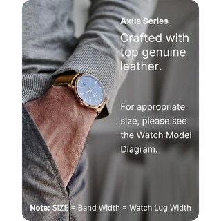 Foto 6 | Foto 6 | Correa De Reloj Fullmosa Cuero Vintage Compatible Con Garmin Forerunner 255/265 Y Samsung Gear S3/ga