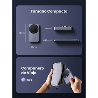 Foto 7 | Foto 7 | Cargador Inalámbrico Ugreen Negro Magflow 15w 2 En 1 Plegable Compatible Con Magsafe Para Iphone Y A