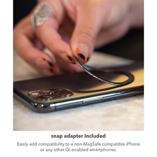 Foto 6 | Foto 6 | Cargador Universal Mophie Snap+ Negro Inalámbrico De 15 W Con Posicionamiento Magnético Compatible C