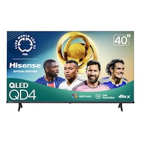 Televisor Qled Fhd Hisense Serie Qd4 40 Pulgadas Punto Cuántico Alexa Integrado Bisel Delgado Dts Vi