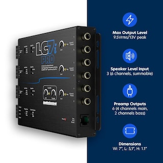 Foto 6 | Foto 6 | Convertidor De Línea De Seis Canales Audiocontrol Lc7ipro Negro Con Accubass Y Control Remoto Acr-1