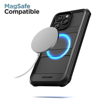 Foto 2 | Foto 2 | Funda Serie Falcon Encased Negra Antigolpes Magnética Compatible Con Magsafe Para Iphone 15 Pro Max