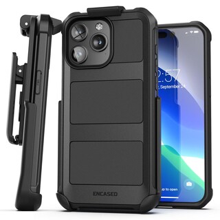 Foto 4 | Foto 4 | Funda Serie Falcon Encased Negra Antigolpes Magnética Compatible Con Magsafe Para Iphone 15 Pro Max