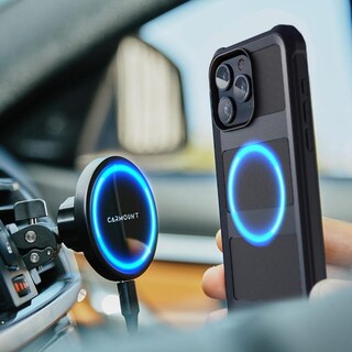 Foto 5 | Foto 5 | Funda Serie Falcon Encased Negra Antigolpes Magnética Compatible Con Magsafe Para Iphone 15 Pro Max