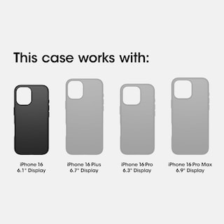 Foto 6 | Foto 6 | Funda Para Iphone 16 Otterbox Negro Commuter Series