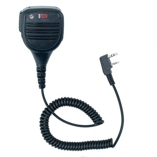 Foto 1 | Foto 1 | Micrófono De Altavoz Btech Qhm22 Platino Para Radio Baofeng Kenwood Ip54 Series