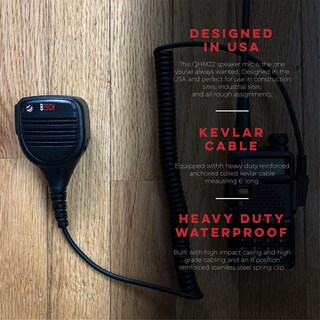 Foto 7 | Foto 7 | Micrófono De Altavoz Btech Qhm22 Platino Para Radio Baofeng Kenwood Ip54 Series