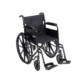 Foto 1 | Foto 1 | Silla De Ruedas Drive Medical Plata Con Brazos Completos Y Reposapiés Extraíble