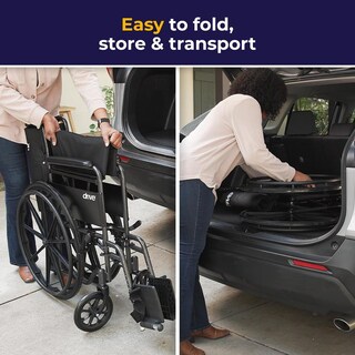 Foto 6 | Foto 6 | Silla De Ruedas Drive Medical Plata Con Brazos Completos Y Reposapiés Extraíble