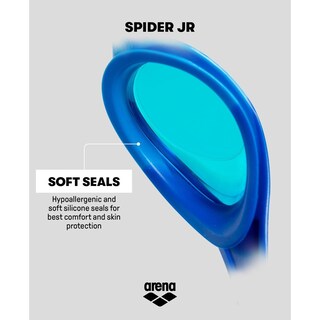 Foto 5 | Foto 5 | Anteojos De Natación Arena Gris Negro Ajustables Sin Fugas Para Niñas Y Niños