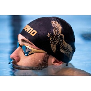 Foto 4 | Foto 4 | Anteojos De Natación Arena Cobra Ultra Swipe Plateado Dorado Lente Espejo Antivaho Protección Uv Par