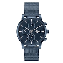 Reloj Lacoste Para Hombre Replay 2011484 Azul Con Brazalete Mesh Multifunción