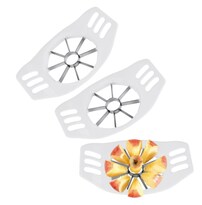 Set De Cortador Xtellar De Manzana 3 Piezas 8 Gajos Con Descorazonador – Blanco