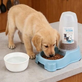 Foto 4 | Foto 4 | Cm-top Bebedero Y Comedero Automático Para Mascotas 2 En 1 De Color Azul