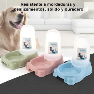 Foto 5 | Foto 5 | Cm-top Bebedero Y Comedero Automático Para Mascotas 2 En 1 De Color Azul