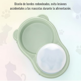 Foto 2 | Foto 2 | Cm-top Bebedero Y Comedero Automático Para Mascotas 2 En 1 De Color Verde