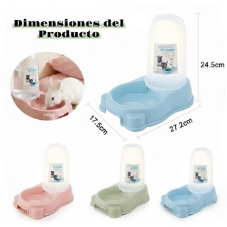 Foto 7 | Foto 7 | Cm-top Bebedero Y Comedero Automático Para Mascotas 2 En 1 De Color Verde