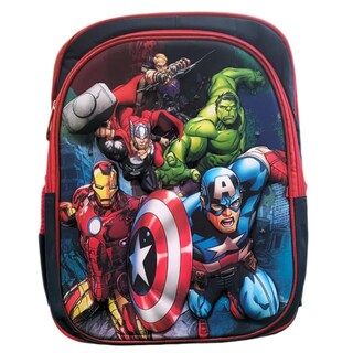 Foto 2 | Foto 2 | Mochila Escolar Avengers Marvel Cómics Roja Ajustable Rojo