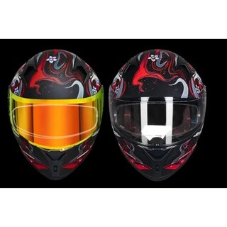 Foto 7 | Foto 7 | Casco Para Moto Integral Ilm Z501 2 Visores + 2 Alerones Moteros