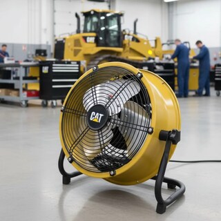 Foto 2 | Foto 2 | Ventilador De Movimiento Caterpillar/ Amarillo Alta Potencia 22.83 Cm 60 Amarillo Plata Aluminio 3