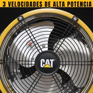 Foto 3 | Foto 3 | Ventilador De Movimiento Caterpillar/ Amarillo Alta Potencia 22.83 Cm 60 Amarillo Plata Aluminio 3