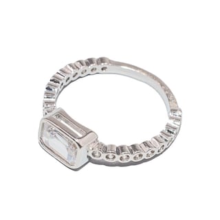 Foto 1 | Foto 1 | Anillo Yoiko The One Con Cristal Y Baño De Rodio En Acero Inoxidable