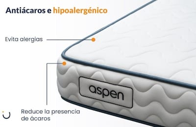 Foto 3 | Foto 3 | Colchón Queen Size Bruc Aspen Confort Plus – Máxima Comodidad Y Durabilidad