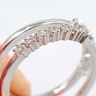 Foto 2 | Foto 2 | Anillo Yoiko Elegance Con Zirconias En Acero Inoxidable Con Baño De Oro O Rodio