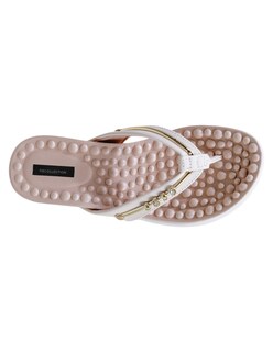 Foto 4 | Foto 4 | Sandalias Con Plataforma Exterior Piel Vegana Color Beige Para Mujer De Rbcollection