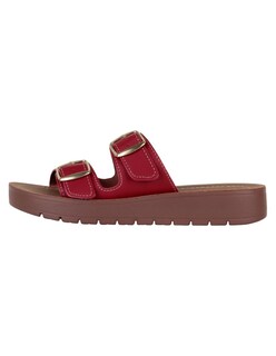 Foto 1 | Foto 1 | Sandalias Con Plataforma Exterior Piel Vegana Color Rojo Para Mujer De Rbcollection
