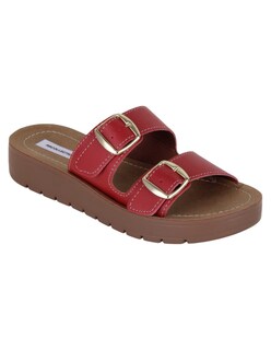 Foto 2 | Foto 2 | Sandalias Con Plataforma Exterior Piel Vegana Color Rojo Para Mujer De Rbcollection