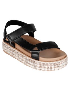 Foto 2 | Foto 2 | Sandalias Con Plataforma Exterior Piel Vegana Color Negro Para Mujer De Rbcollection