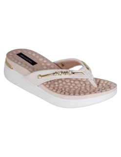 Foto 2 | Foto 2 | Sandalias Con Plataforma Exterior Piel Vegana Color Beige Para Mujer De Rbcollection