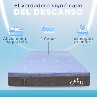 Foto 2 | Foto 2 | Colchón Queen Size Memory Foam En Caja Ergonómico Con Tecnología De Descanso