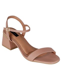 Foto 2 | Foto 2 | Sandalia Con Tacón Exterior Piel Vegana Color Beige Para Mujer De Rbcollection