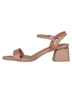 Foto 4 | Foto 4 | Sandalia Con Tacón Exterior Piel Vegana Color Beige Para Mujer De Rbcollection