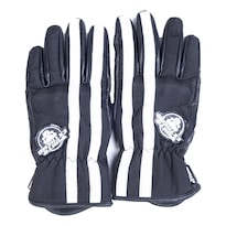 Guantes Moto Punto Extremo Stripes Con Protecciones Blanco Moteros